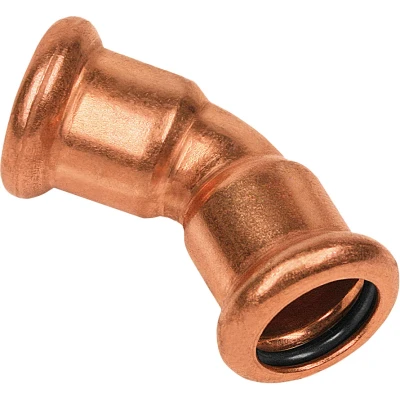 Afbeelding van Bonfix Perskoppeling Koper Bocht 45 14x14mm