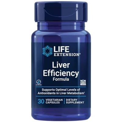 Afbeelding van Life Extension lever Efficiency Formula 30 vcaps