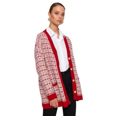 Afbeelding van Trendyol TWOAW21HI0250 Volwassenen Vrouwen Hesje single Rood S