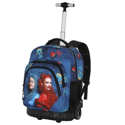 Afbeelding van Karactermania Disney The Descendants Reistas Rugzak Trolley Met Wielen Blauw
