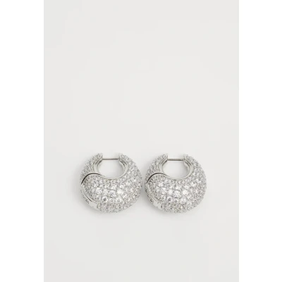 Afbeelding van Swarovski Sublima Oorbellen silvercoloured/white, Dames, Maat: One Size, Silver/coloured/white