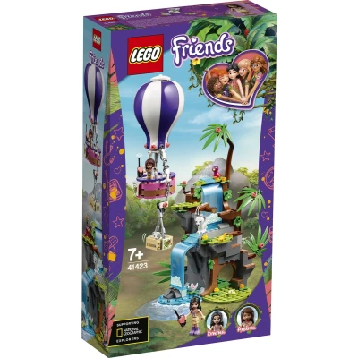 Afbeelding van LEGO Friends Tijger reddingsactie met luchtballon in jungle 41423