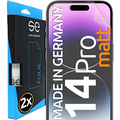 Afbeelding van smart engineered 2x3D Screen Protector for Apple iPhone 14 Pro matte