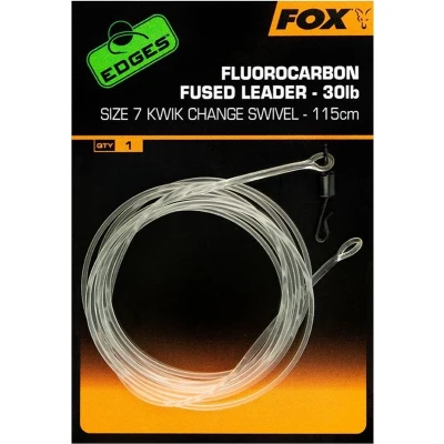 Afbeelding van Fox Fluorofoxbon Fused Leader 30lb Size 7 Kwik Change Swivel 115cm Leaders 30 lb