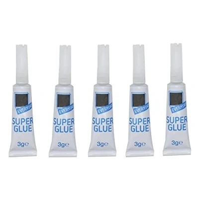 Afbeelding van SRV Hub® 5 delige sterke lijm voor alle doeleinden, direct superlijm verschillende materialen, ultra sterkte, multifunctionele instant lijm, gemakkelijk te gebruiken heldere (5 superlijm)