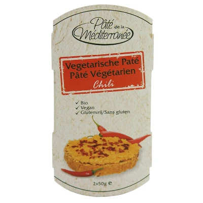 Afbeelding van Pate de la Mediterranee Vegetarische Paté Chili