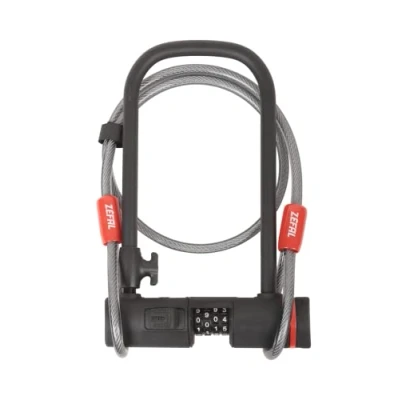 Afbeelding van Zefal K traz U13 U slot Met Kabel Zilver 230 x 115 13 mm / 10 1200