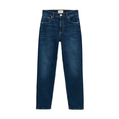 Afbeelding van GANT Dames Cropped Slim Jeans, Dark Blue Broken in, standaard, 34W