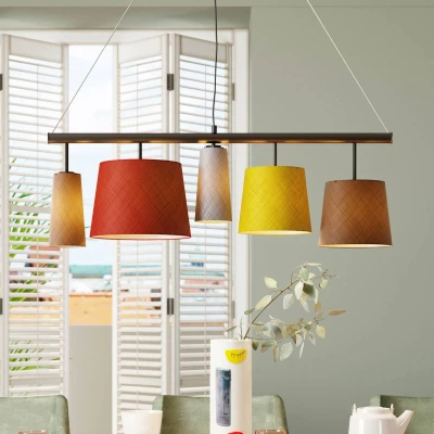 Afbeelding van Kare Parecchi Colore Hanglamp, vijf kappen