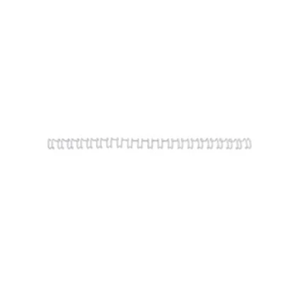Afbeelding van GBC Binddraad, 14 mm, 21 ringen, wit, Accessoires voor bindmachines, Wit