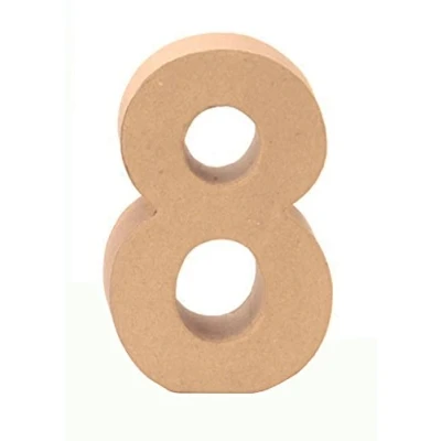 Afbeelding van Glorex 6 2029 138 karton nummer 8, van bruin karton, ca. 17,5 x 5,5 cm groot, voor het beschilderen en beplakken, servettentechniek decoratch, ideaal als decoratie