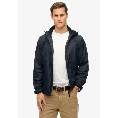 Afbeelding van Superdry Windbreaker jas Navy maat XXL Heren Functionele met Regular fit Pasvorm Nylon