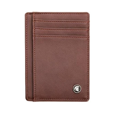 Afbeelding van POWR Heren Portemonnee, Slanke RFID blokkerende minimalistische kaarthouder, geschikt voor maximaal 7 kaarten en bankbriefjes, ideaal op reis.
