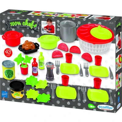 Afbeelding van Ecoiffier 100% Chef Keukenset, 43dlg.