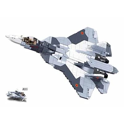 Afbeelding van SLUBAN ModelBricks Su 57 Fighter 2 IN 1 893PCS, Multi Colour, M38 B0986