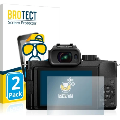 Afbeelding van BROTECT Screenprotector voor Panasonic Lumix DC G110 Folie Beschermfolie matte (2 Stuks)