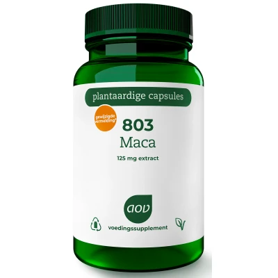 Afbeelding van AOV 803 Maca 125mg Extract (60 Capsules)