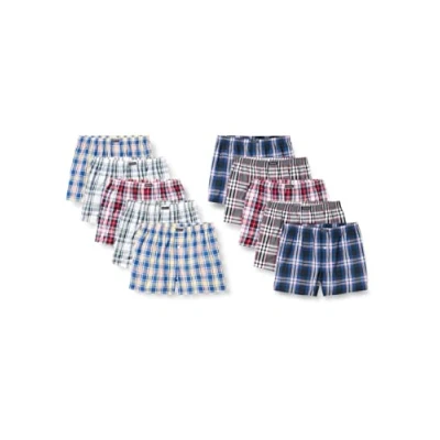Afbeelding van Lower East Heren Amerikaanse boxershorts, Geruit, 3XL