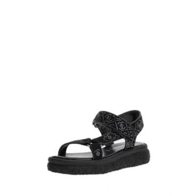 Afbeelding van Guess LODE 4GLOGO Sandalen, Dames, Maat: 40, Schwarz