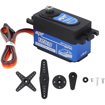 Afbeelding van RC Digital Servo, SPT4412LV 12KG Servo Metallgetriebe passend f¨¹r Auto Upgrade Teil
