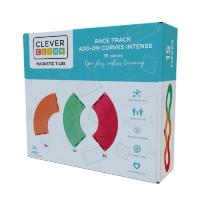 Afbeelding van Cleverclixx race track add on curves intense (15st)