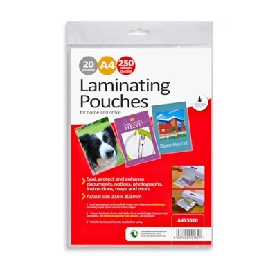 Afbeelding van Cathedral Lamineerhoezen 250 micron A4, 20 stuks