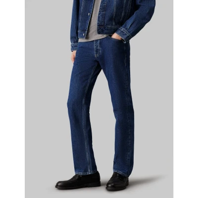 Afbeelding van Calvin Klein Jeans Standard Straight leg jeans, Heren, Maat: 30x34, Denim dark