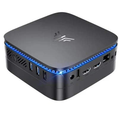 Afbeelding van NiPoGi mini pc, 1024 GB (1TB) NVME M.2 SSD, 12e generatie Ιntel Alder Lake 16 DDR4 Micro PC TDP 15 W computer met 4K HDMI X2/WLAN, BT4.2/Gigabit Ethernet voor kantoor, school, thuisbioscoop