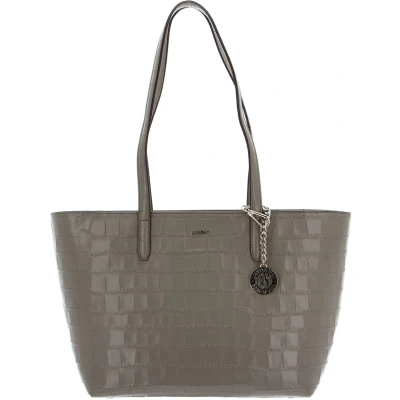 Afbeelding van DKNY Leren Shopper Schoudertas Bryant Tote Toffee Bruine