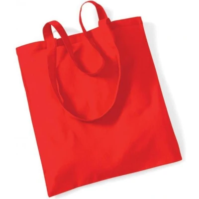 Afbeelding van Tas One Size Westford Mill Bright Red 100% Katoen