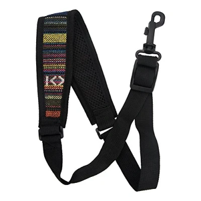 Afbeelding van Saxofoonriem, universeel, draagbaar, katoen, verstelbare riem voor oude tenor sopraan saxofoon (folk style)