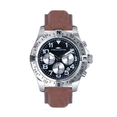 Afbeelding van Fynch Hatton Horloge, Heren, Maat: One Size, Braun