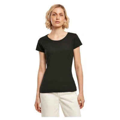 Afbeelding van Damesshirt &#039;Basic Tee&#039; met ronde hals Black 3XL