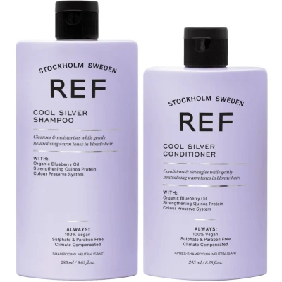 Afbeelding van REF Cool Silver Set 245+285ml Shampoo &amp; Conditioner