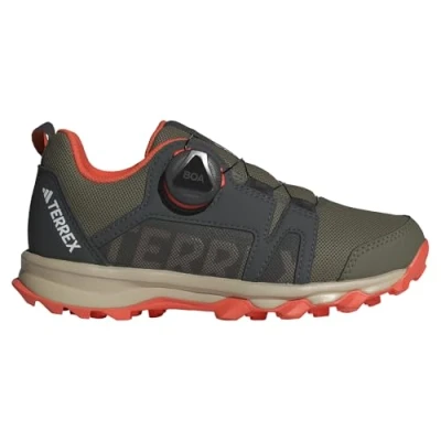 Afbeelding van Adidas Terrex Agravic BOA Trail Unisex Outdoorschoenen voor kinderen, Maat: 36 2/3, Olive strata/wonder beige/semi impact orange