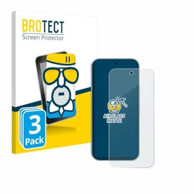 Afbeelding van BROTECT Antireflecterende Glas Screen Protector Mat voor Google Pixel 9 Pro (3 Stuks) Schermbeschermer [Beschermglas Folie niet Gehard Glas]