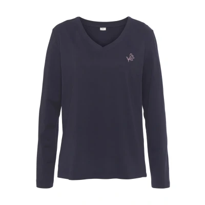 Afbeelding van s.Oliver pyjamatop donkerblauw
