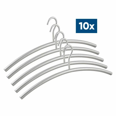 Afbeelding van 10x RVS Kledinghanger 16mm, open oog, 304