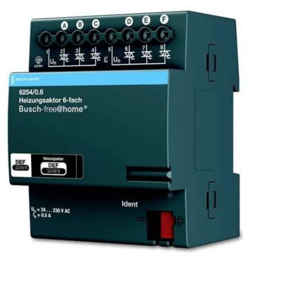 Afbeelding van Abb busch jaeger fah verwarmingsaktor 230v 6 voudig din rail 2cdg510008r0021
