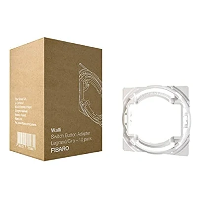 Afbeelding van FIBARO Switch Button Adapter Legrand/Gira/Schakelknopadapter 10 stuks, FG WDSEU221 PP 0007, 0007 wit