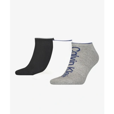 Afbeelding van Calvin Klein Underwear Sneaker Athleisure 3 PACK Unisex Enkelsokken, Heren, Maat: One Size, Mid grey