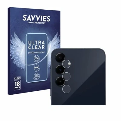 Afbeelding van Savvies Screenprotector voor Samsung Galaxy A55 5G (ALLEEN Camera Lens) Folie Beschermfolie transparant (18 Stuks)