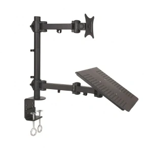 Afbeelding van Monitorbeugel 1 Scherm 13 tot 27 inch met Laptop Houder L 23 Klem