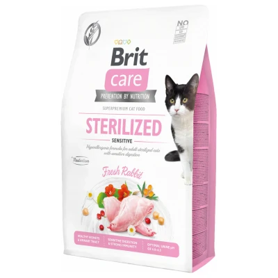 Afbeelding van Brit Sterilized Sensitive Konijn Kattenvoer 2 kg