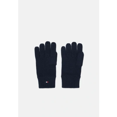 Afbeelding van Tommy Hilfiger Essentials FLAG Gloves Unisex Handschoenen, Maat: One Size, Space blue