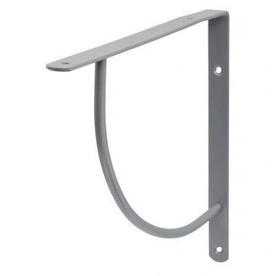 Afbeelding van Duraline Swing Matt Plankdrager Grijs Metaal 23 x cm.