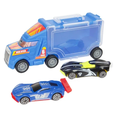 Afbeelding van Toi Toys Turbo Racers Vrachtwagen met Raceauto&quot;;s, 3dlg.