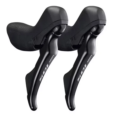 Afbeelding van Shimano Versteller /remhendelset 2 x 11 speed 105 ST R7000 zwart