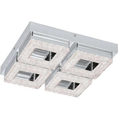 Afbeelding van EGLOÂ FradeloÂ Â Wand/PlafondlampÂ 4Â LichtsÂ Chroom,Â Helder