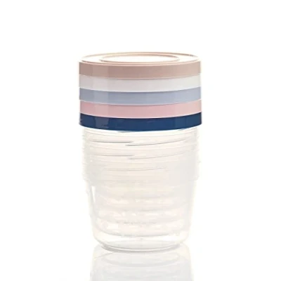 Afbeelding van Thermobaby ® Baby voedingsbakjes met deksels, 5 stuks, kleurrijk